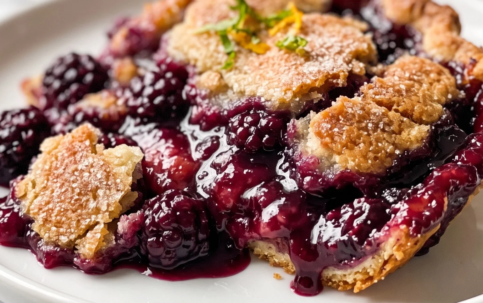 The Pioneer Women's Blackberry Cobbler