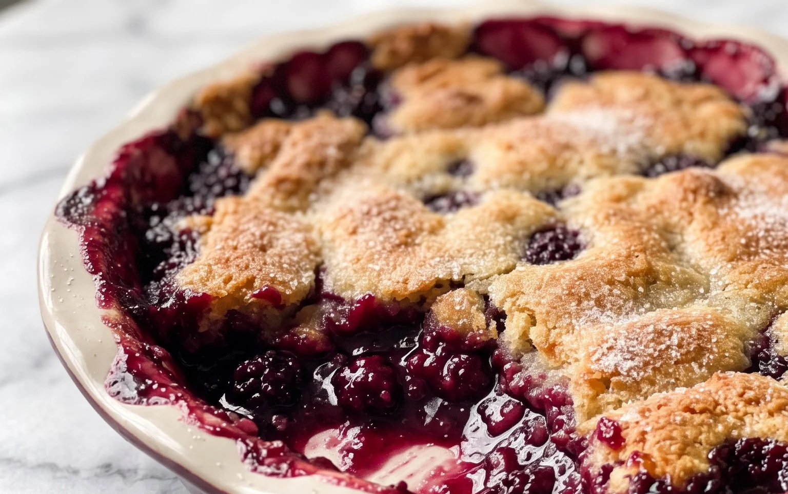 The Pioneer Women's Blackberry Cobbler