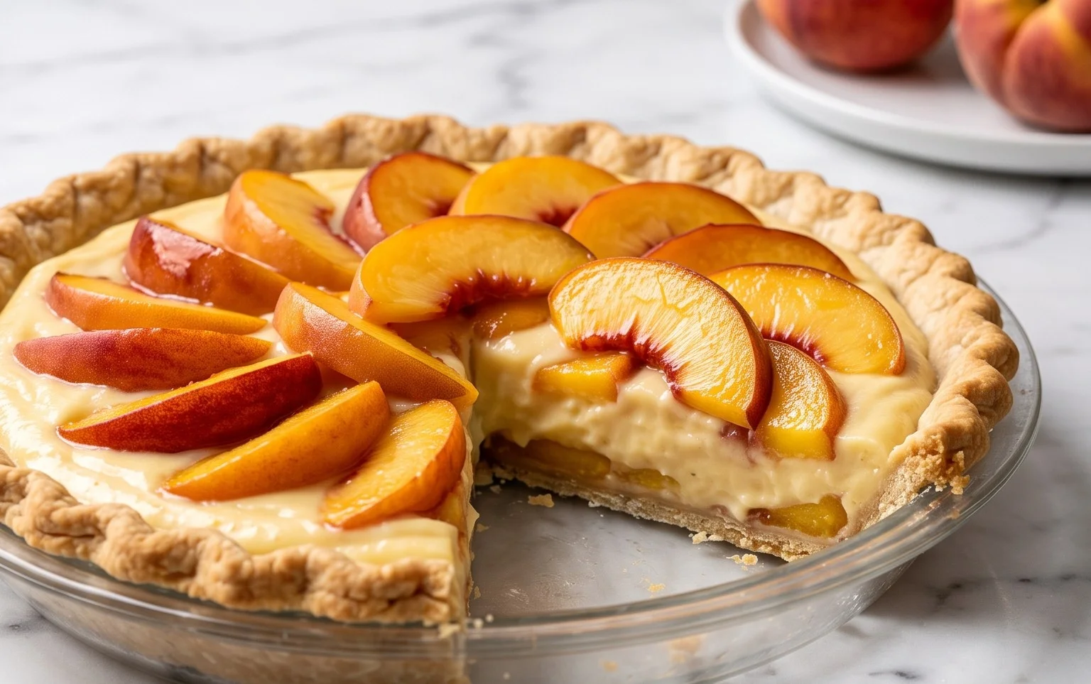 Peaches and Cream Pie