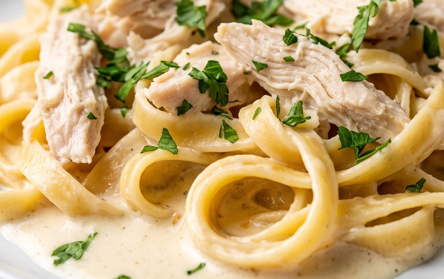 Low Calorie Chicken Alfredo
