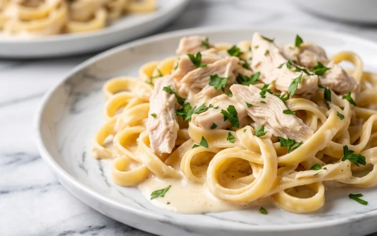 Low Calorie Chicken Alfredo