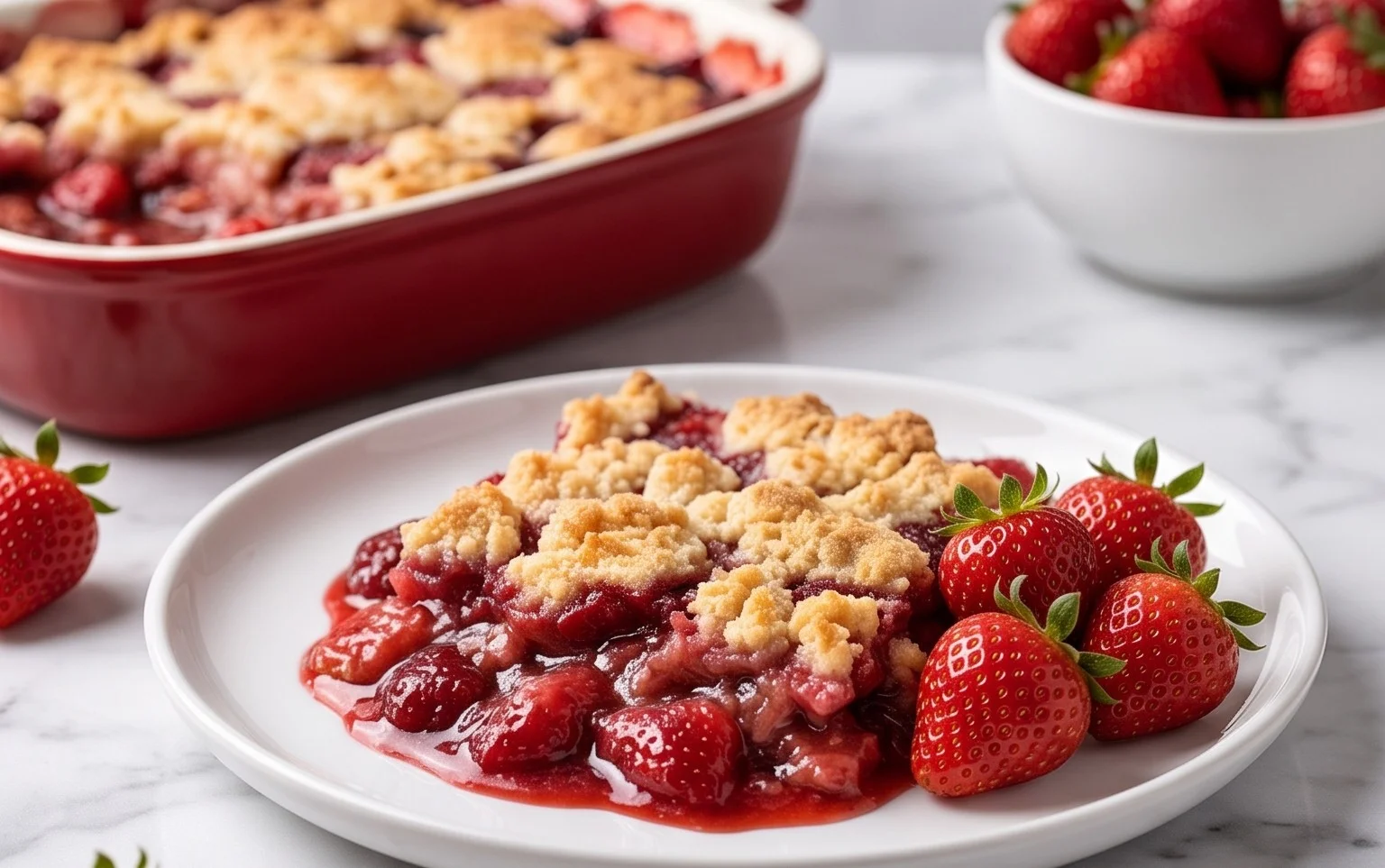Strawberry Cobbler