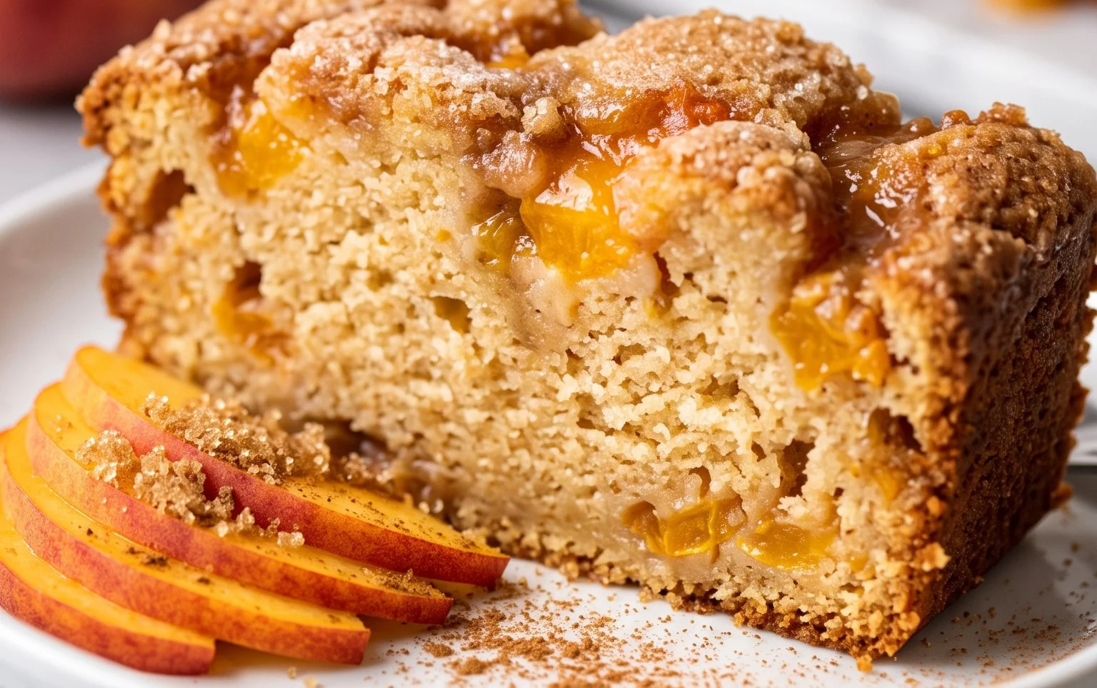 Peach Cobbler Pound Cake