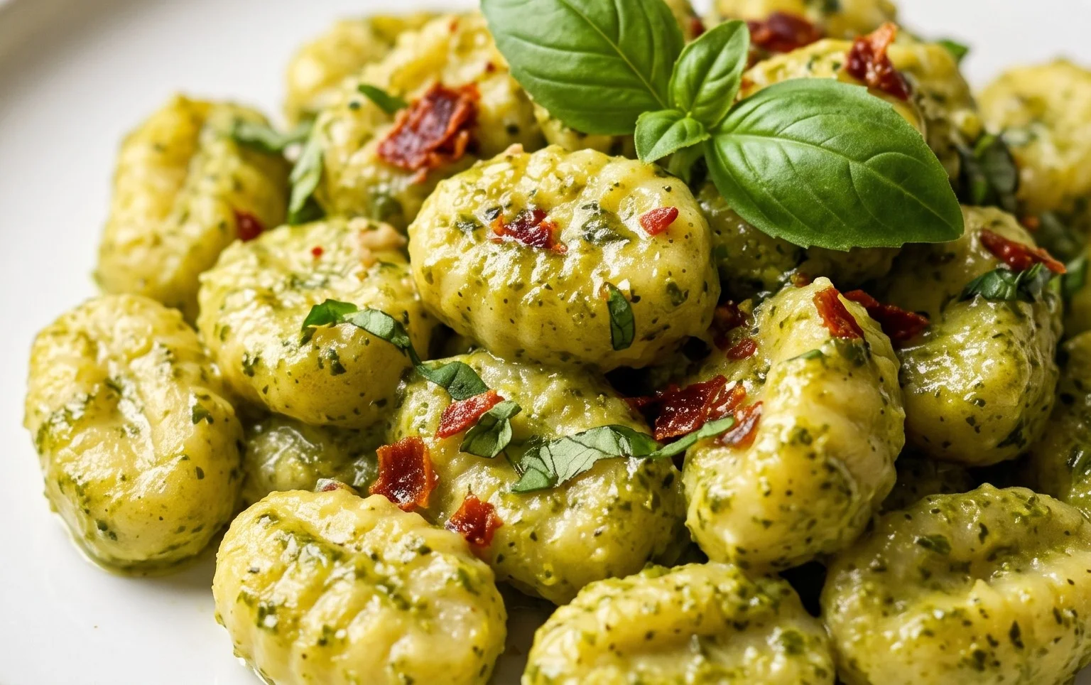 Creamy Pesto Gnocchi