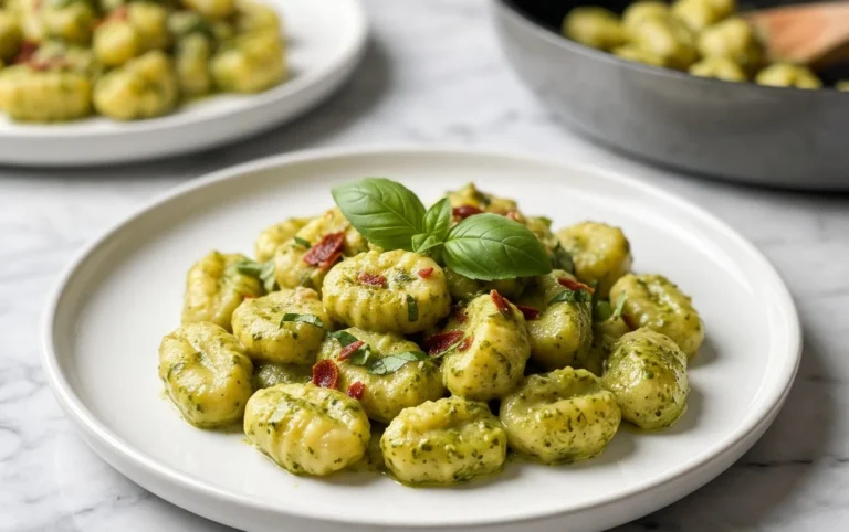 Creamy Pesto Gnocchi