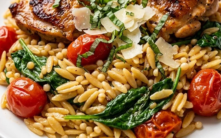 Chicken Orzo (30-Minutes, One-Pan)
