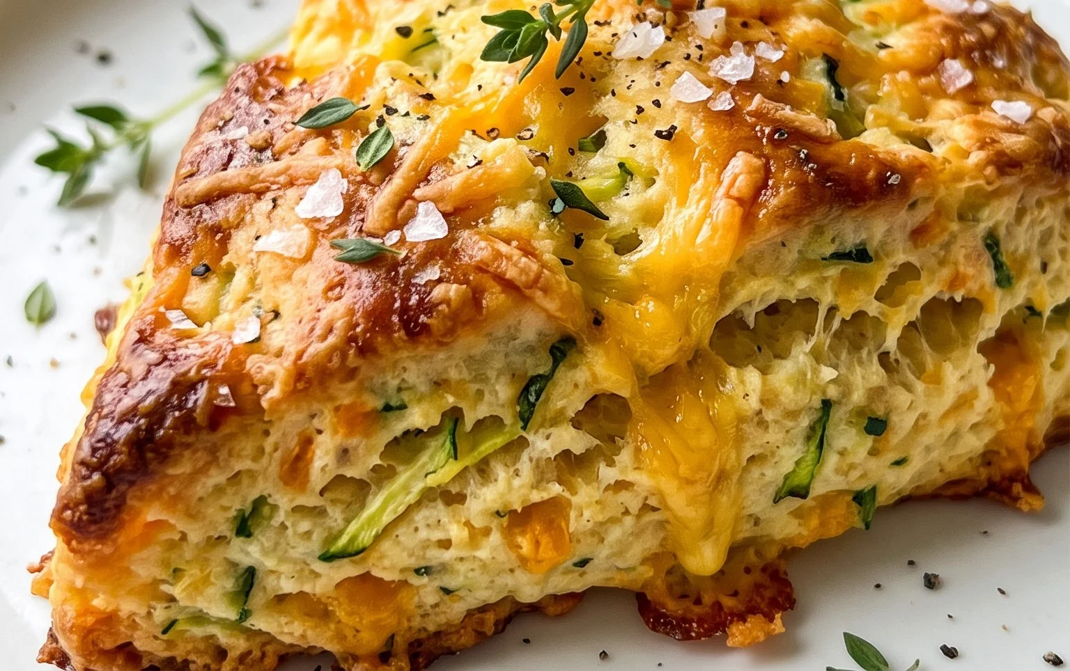 Zucchini Cheddar Scones