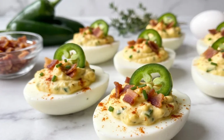 Jalapeno Popper Deviled Eggs