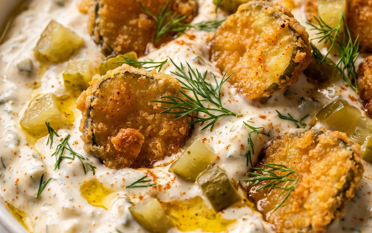 Easy Fried Pickle Dip (Dairy-Free Option)