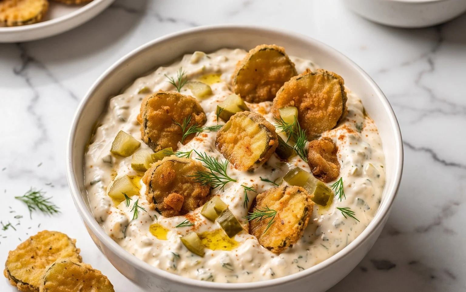 Easy Fried Pickle Dip (Dairy-Free Option)