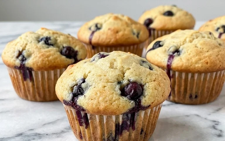 Homemade Blueberry Muffins