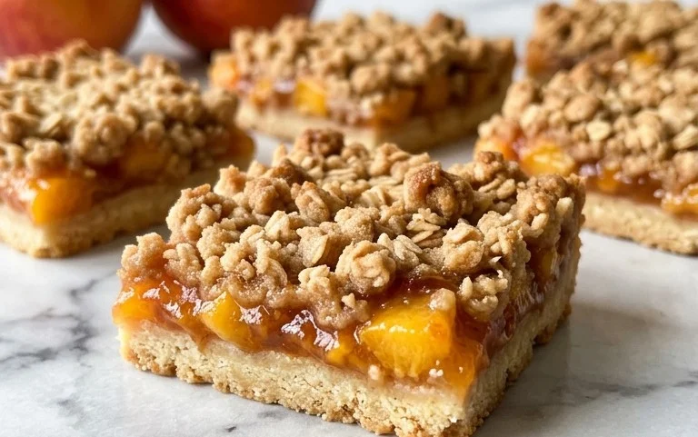 Fresh Peach Crum extractb Bars