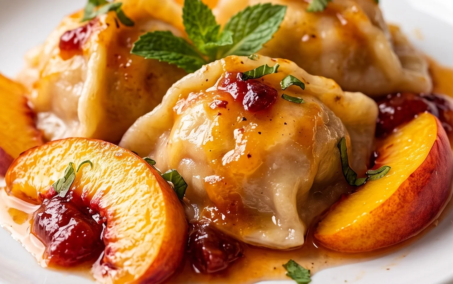 Peach Dumplings