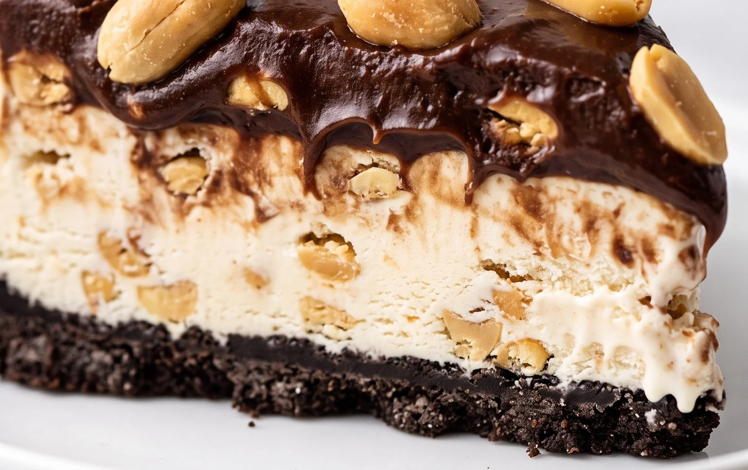 Buster Bar Ice Cream Cake