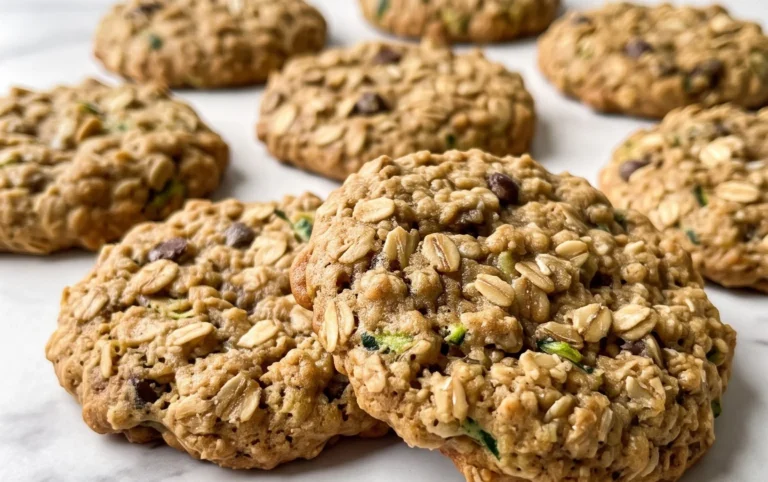 Healthy Zucchini Oatmeal Cookies