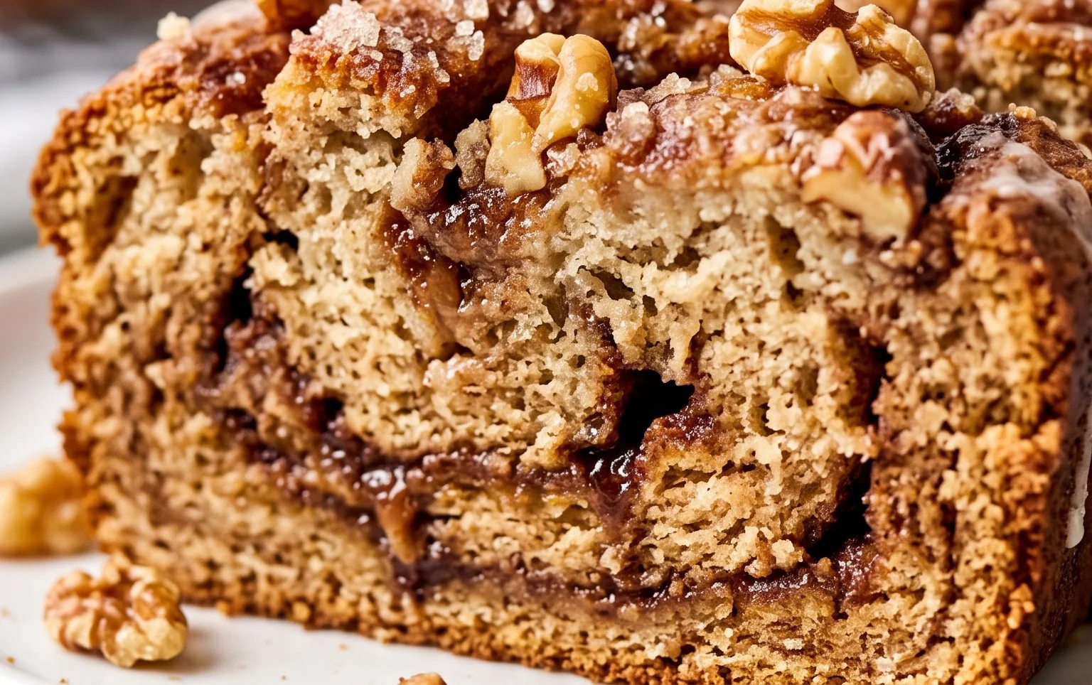 Cinnamon Roll Banana Bread