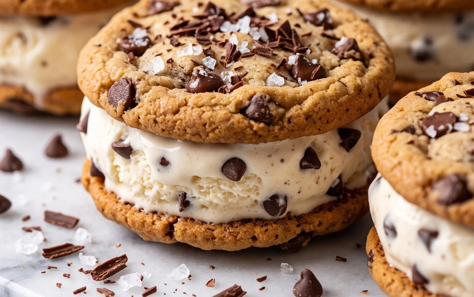 Cookie Ice Cream Sandwiches (Like a Chipwich!)