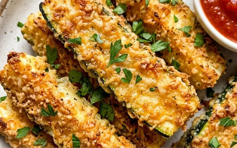 Parmesan Crusted Zucchini Sticks