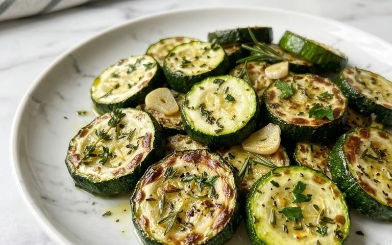 Simple Herb-Infused Roasted Zucchini Recipe