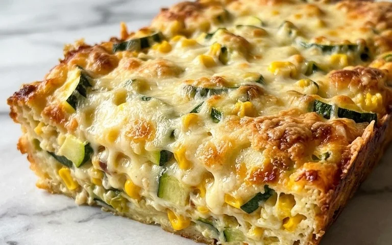 Zucchini Corn Parmesan Bake Recipe