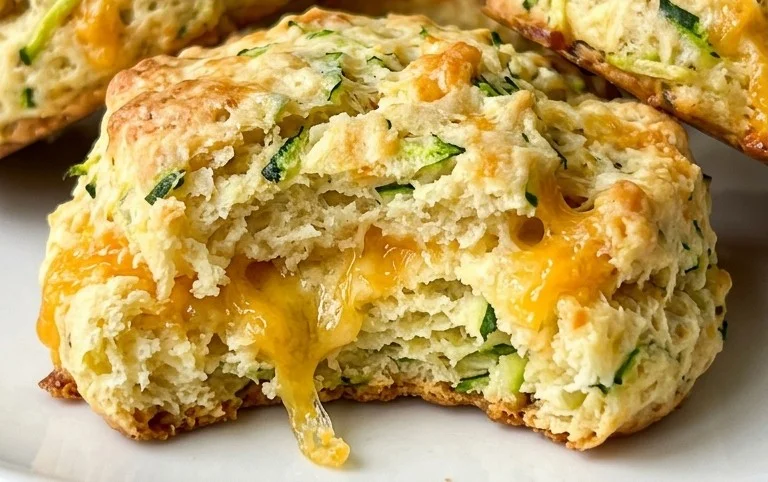 Zucchini Cheddar Biscuits