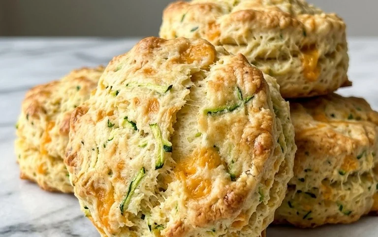 Zucchini Cheddar Biscuits