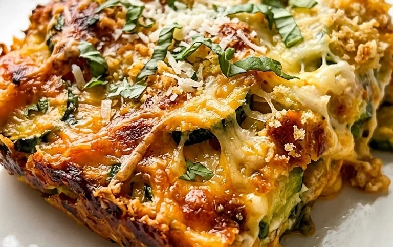 Cheesy Baked Zucchini Casserole