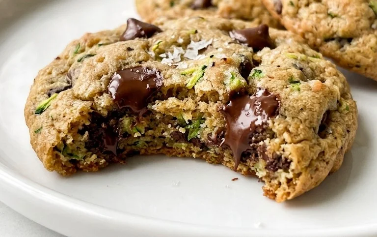 Soft Zucchini Cookies with Chocolate Chips