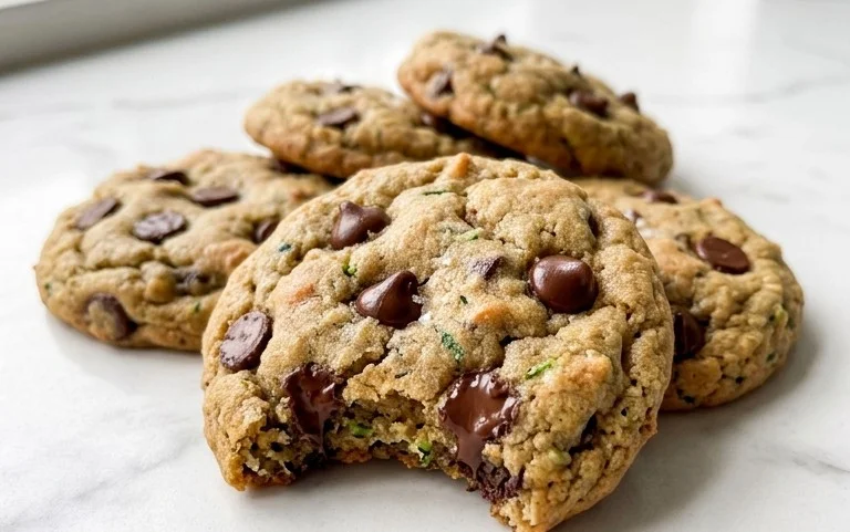 Soft Zucchini Cookies with Chocolate Chips
