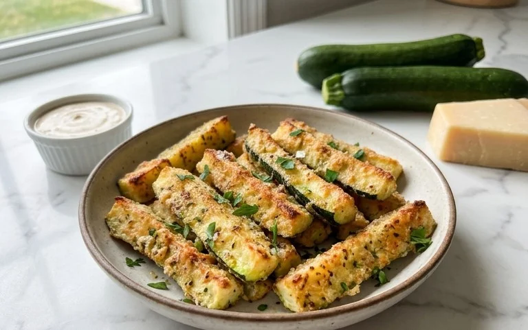 Baked Parmesan Zucchini Fries