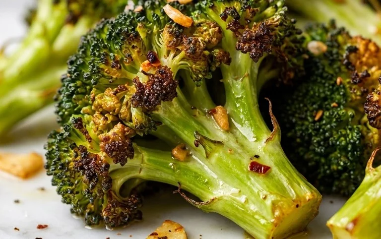 Oven Roasted Broccoli (Baked Broccoli)