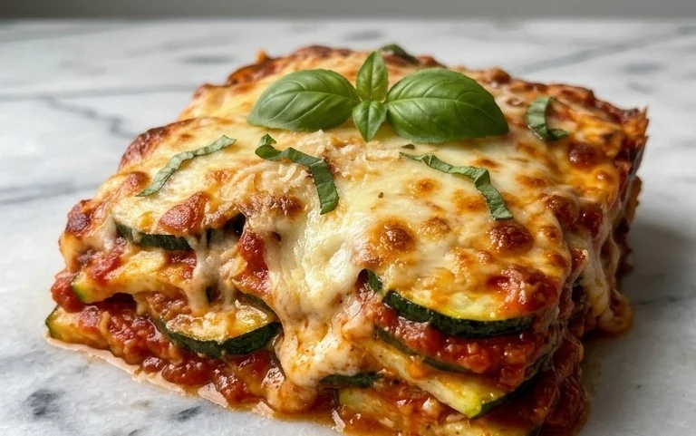 Three Cheese Zucchini Parmesan