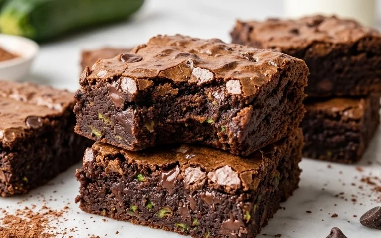 Secretly Healthy Zucchini Brownies